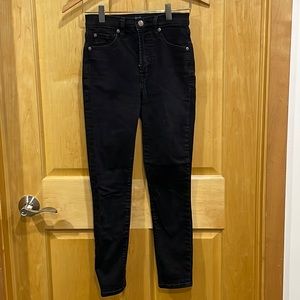 Gap black true skinny jeans size 25P